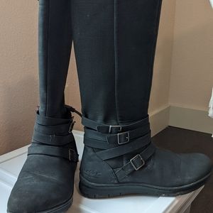 Black boots